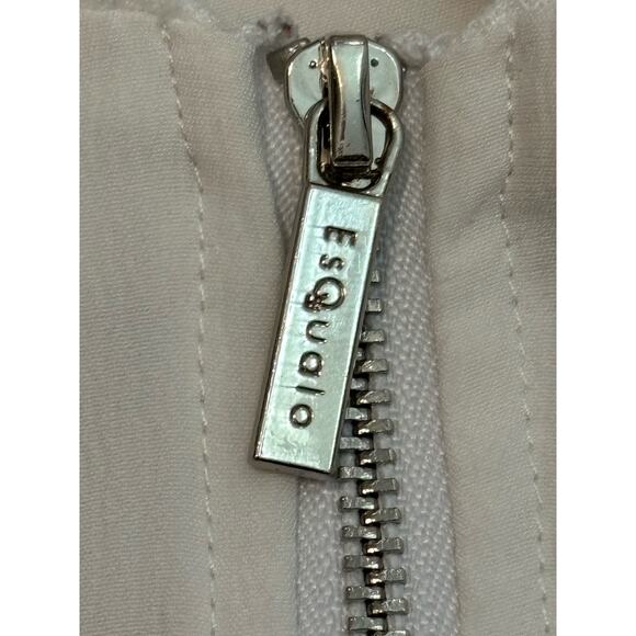 Esqualo Embroidered Cream Lightweight Jacket Women’s Sz 8 - Picture 5 of 10
